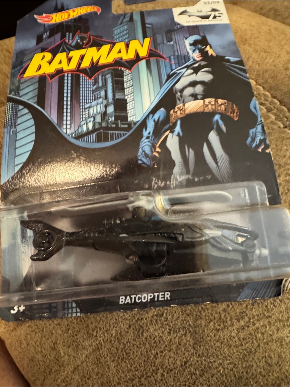 Mattel Hot Wheels Batman Batcopter - Black